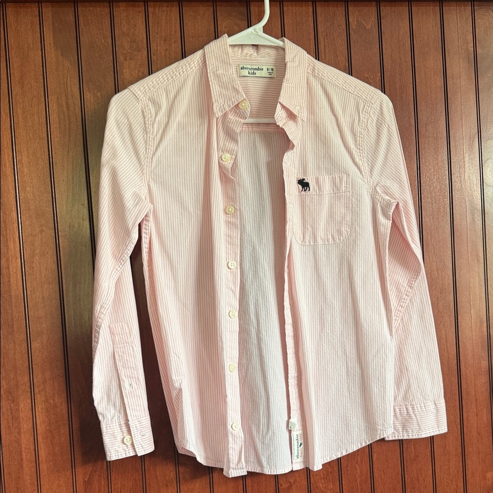Abercrombie Kids Light Pink Button Down Shirt